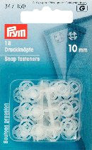 PRYM Press Stud Plastic Round